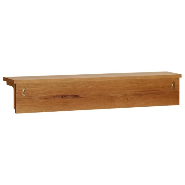 Perchero de madera maciza de roble 90x16x16 cm