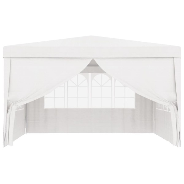 Carpa profesional para fiestas con paredes blanco 90 g/m² 4x4 m