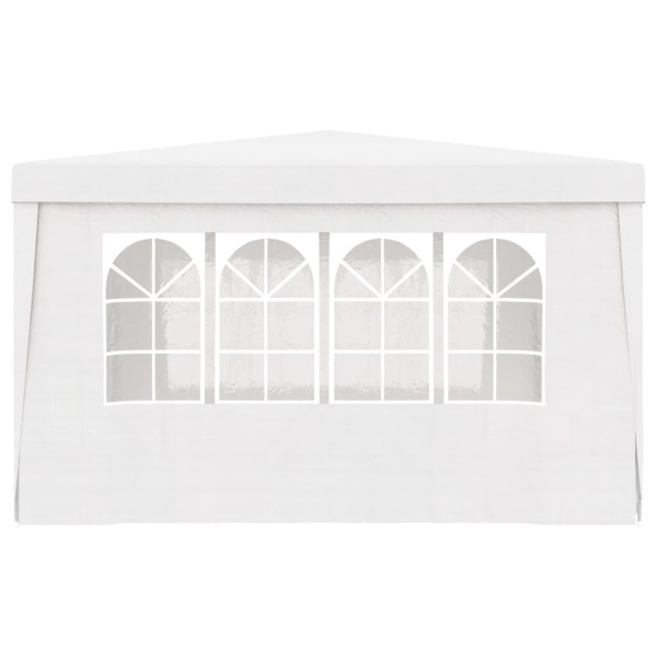 Carpa profesional para fiestas con paredes blanco 90 g/m² 4x4 m