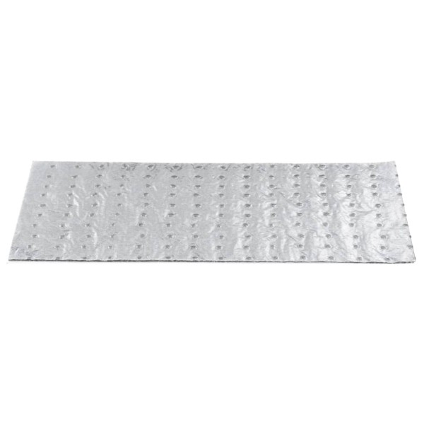 Alfombrilla autoadhesiva escalera 15 uds gris 60x25 cm