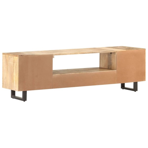 Mueble para la TV de madera maciza de mango 160x30x45 cm