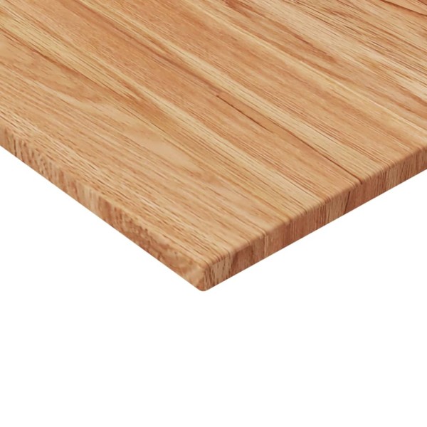 Tablero de mesa cuadrado madera roble marrón claro 50x50x1,5 cm