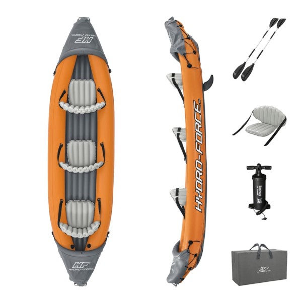 Bestway Juego de kayak hinchable x3 Hydro-Force Rapid