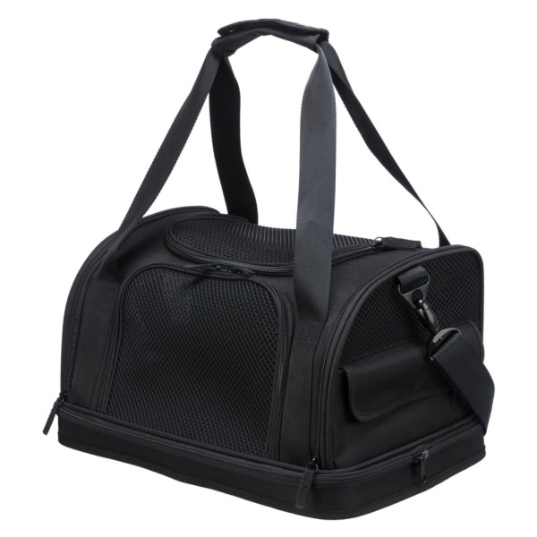 TRIXIE Bolso para transporte aéreo de perros Fly negro 45x28x25