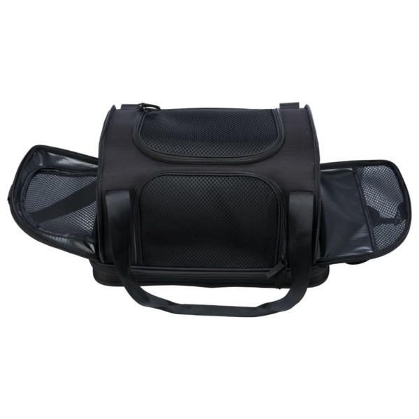 TRIXIE Bolso para transporte aéreo de perros Fly negro 45x28x25