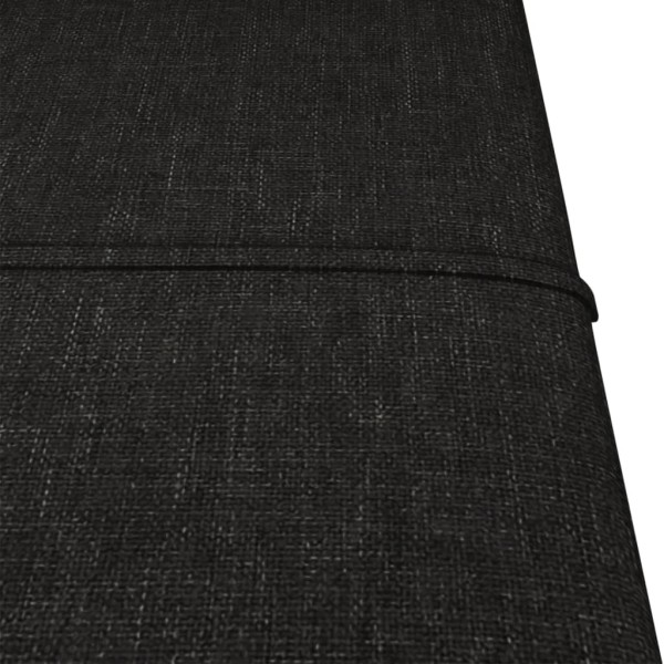 Paneles de pared 12 uds tela negro 30x30 cm 1,08 m²