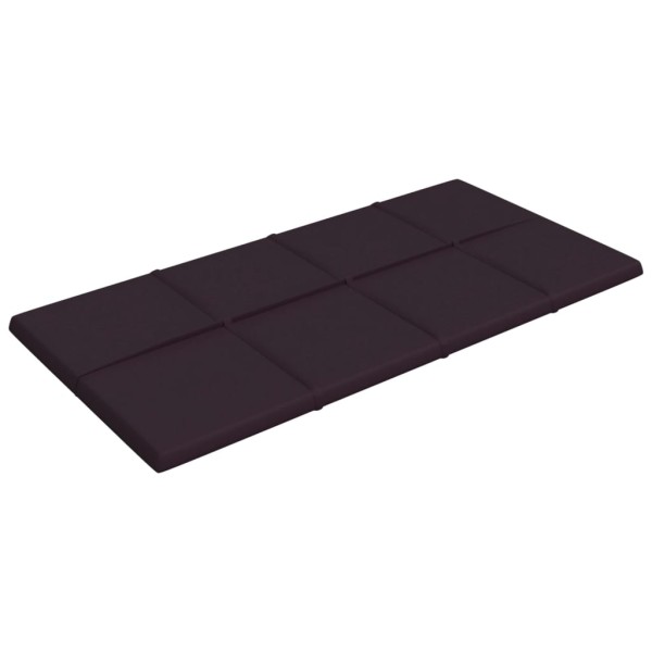 Paneles de pared 12 uds tela morado 60x30 cm 2,16 m²