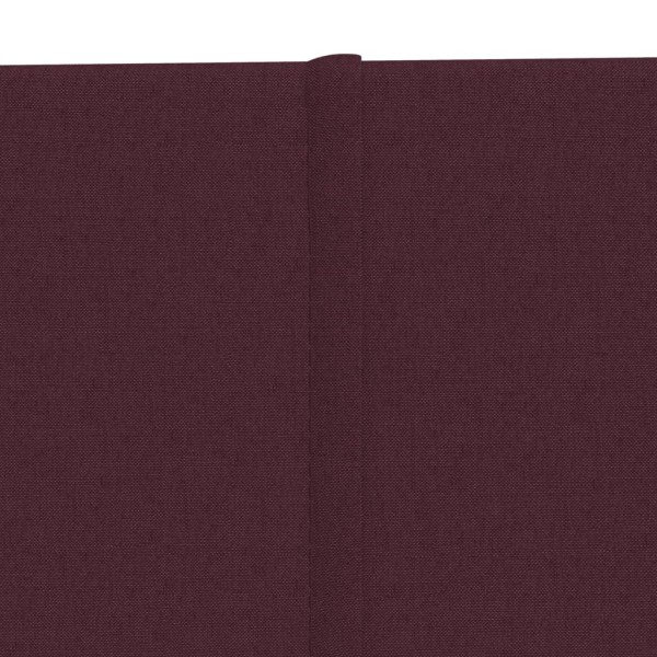 Paneles de pared 12 uds tela morado 60x30 cm 2,16 m²