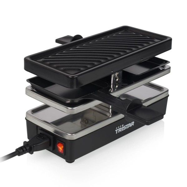 Tristar Plancha raclette 2 personas RA-2741 negro 400 W