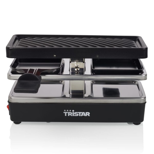 Tristar Plancha raclette 2 personas RA-2741 negro 400 W