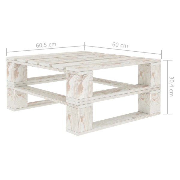 Set muebles de palés para jardín 5 piezas madera cojines negros