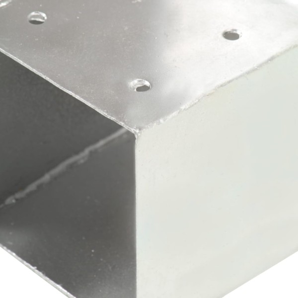 Conector de postes en forma de T metal galvanizado 91x91 mm