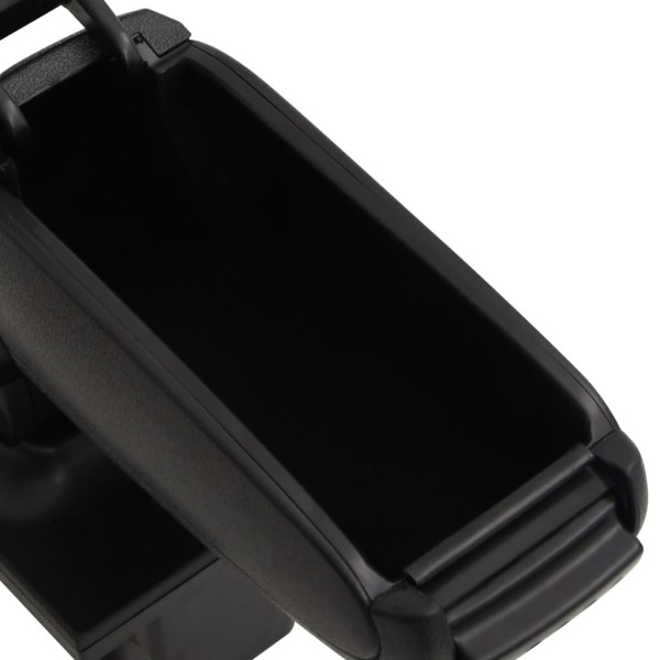 Reposabrazos para coche ABS negro 16x35x(30-49) cm