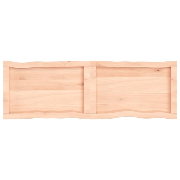 Tablero de mesa madera maciza borde natural 120x40x(2-4) cm