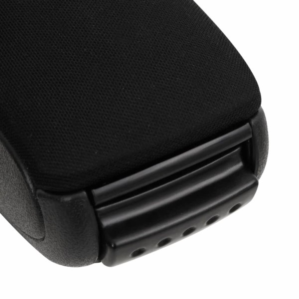 Reposabrazos para coche ABS negro 13x31x(30,5-48) cm