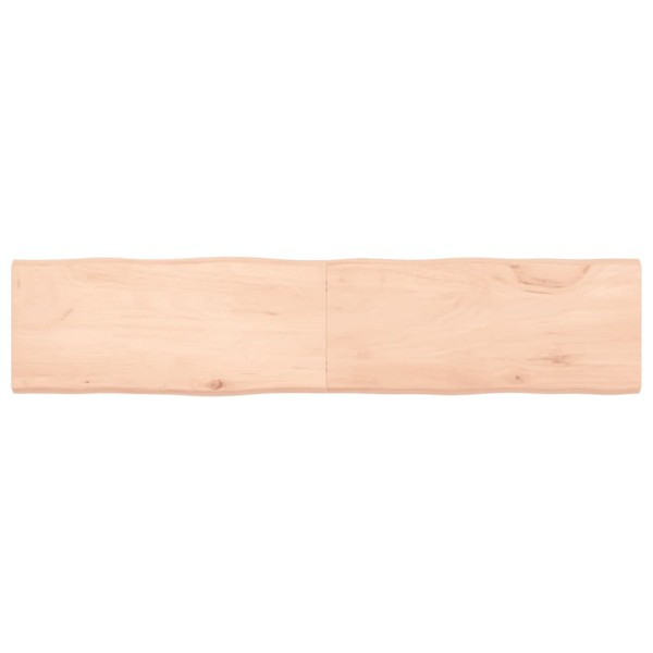 Tablero de mesa madera maciza borde natural 180x40x(2-4) cm