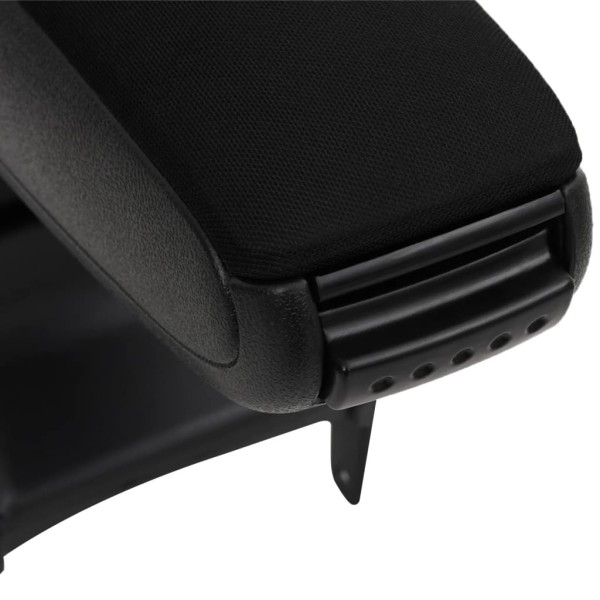 Reposabrazos para coche ABS negro 15x35x(30-47) cm