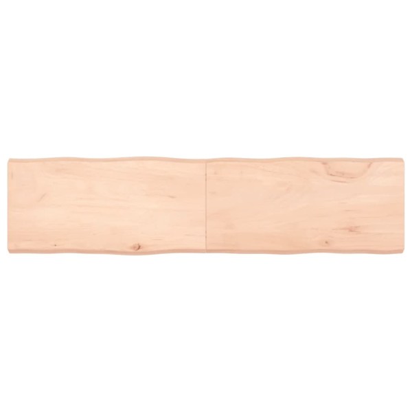 Tablero de mesa madera maciza borde natural 160x40x(2-6) cm