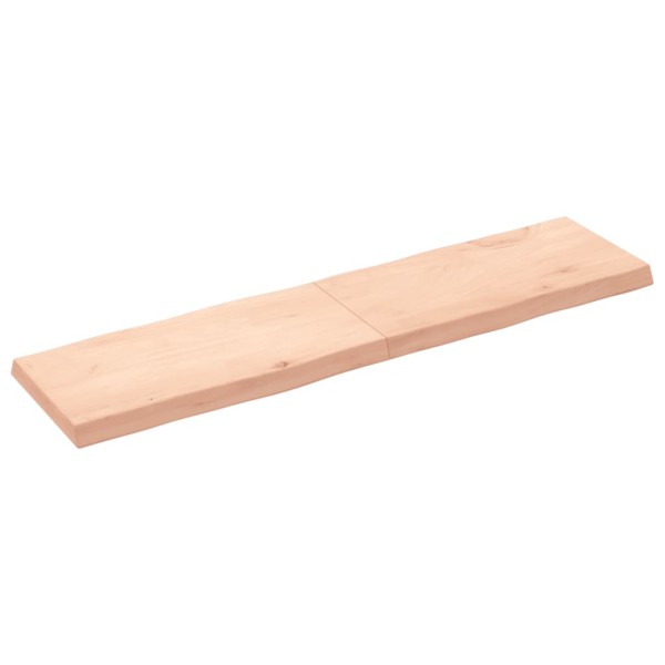 Tablero de mesa madera maciza borde natural 160x40x(2-6) cm