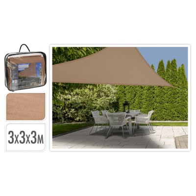 ProGarden Toldo triangular color arena 3x3x3 m