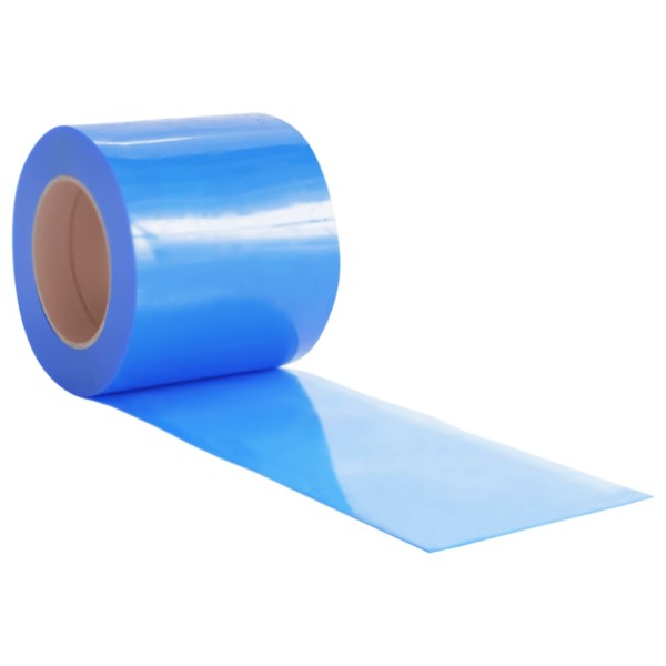 Tira de cortina para puertas PVC azul 200x1,6 mm 50 m