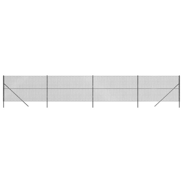 Cerca de alambre gris antracita 1,6x10 m