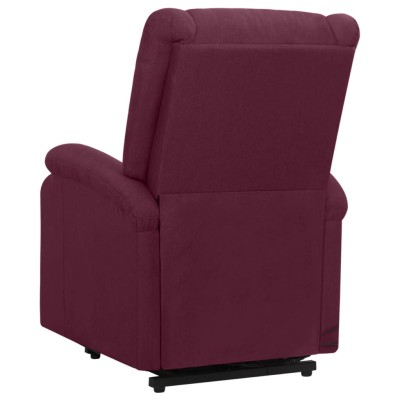 Sillón de masaje elevable tela morado