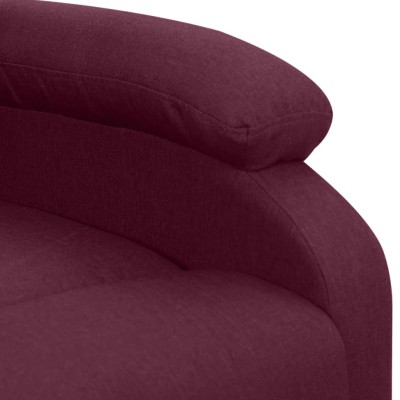 Sillón de masaje elevable tela morado