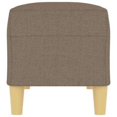 Banco de tela gris taupe 100x35x41 cm