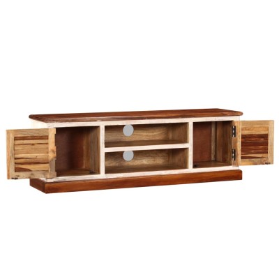 Mueble para TV de madera maciza de mango 120x30x40 cm