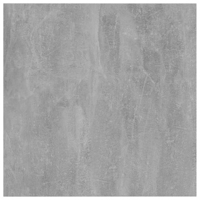 Estante estantería 4uds contrachapada gris hormigón 40x40x1,5cm