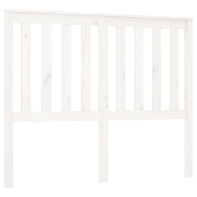 Cabecero de cama madera maciza de pino blanco 141x6x101 cm