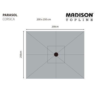 Madison Sombrilla Corsica verde 200x250 cm