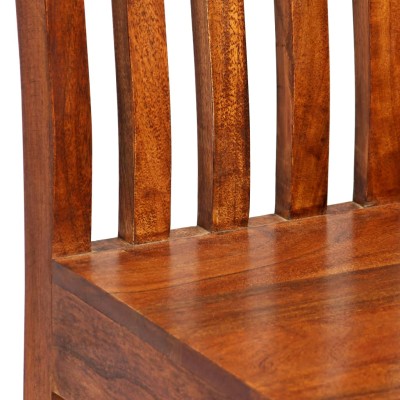 Sillas de comedor 4 uds madera maciza acabado sheesham moderno