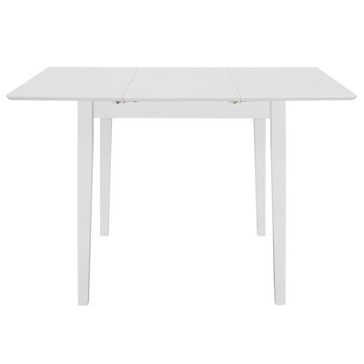 Juego de muebles de comedor 5 piezas MDF blanco