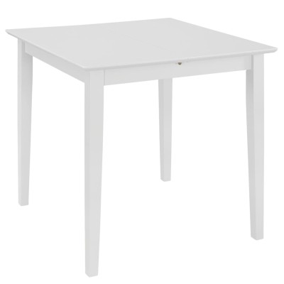 Juego de muebles de comedor 5 piezas MDF blanco