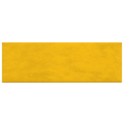 Paneles de pared 12 uds terciopelo amarillo 90x30 cm 3,24 m²