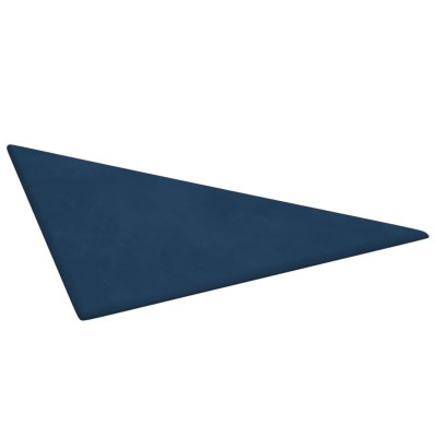 Paneles de pared 12 uds terciopelo azul 30x30 cm 0,54 m²