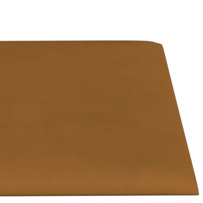 Paneles de pared 12 uds terciopelo marrón 60x15 cm 1,08 m²