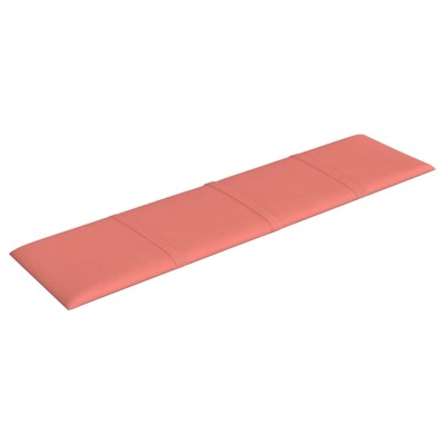 Paneles de pared 12 uds terciopelo rosa 60x15 cm 1,08 m²