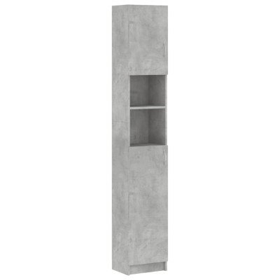 Mueble para lavadora madera de ingeniería gris hormigón