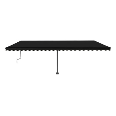 Toldo de pie automático gris antracita 600x350 cm