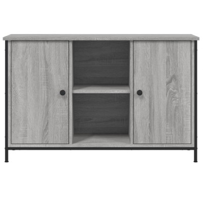 Mueble de TV madera de ingeniería gris Sonoma 100x35x65 cm