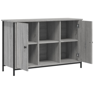 Mueble de TV madera de ingeniería gris Sonoma 100x35x65 cm