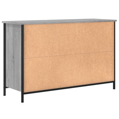 Mueble de TV madera de ingeniería gris Sonoma 100x35x65 cm