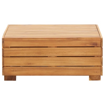 Muebles de jardín 6 pzas y cojines madera de acacia gris oscuro