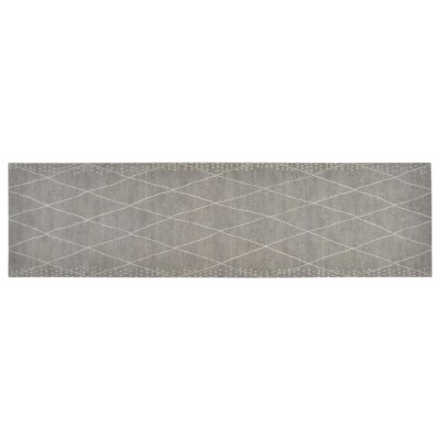 Alfombra de cocina lavable terciopelo dibujo rombos 45x150 cm