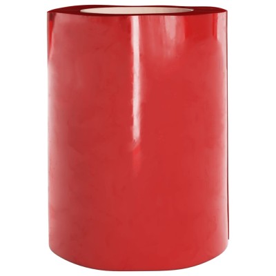 Tira de cortina para puertas PVC rojo 300x2,6 mm 25 m