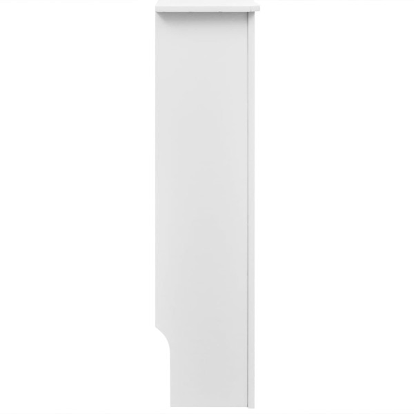 Cubiertas para radiador 2 unidades MDF blanco 172 cm