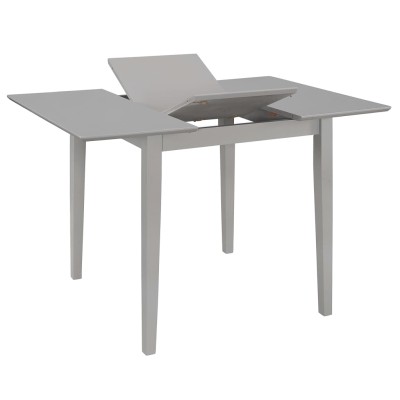 Juego de muebles de comedor 5 piezas MDF gris